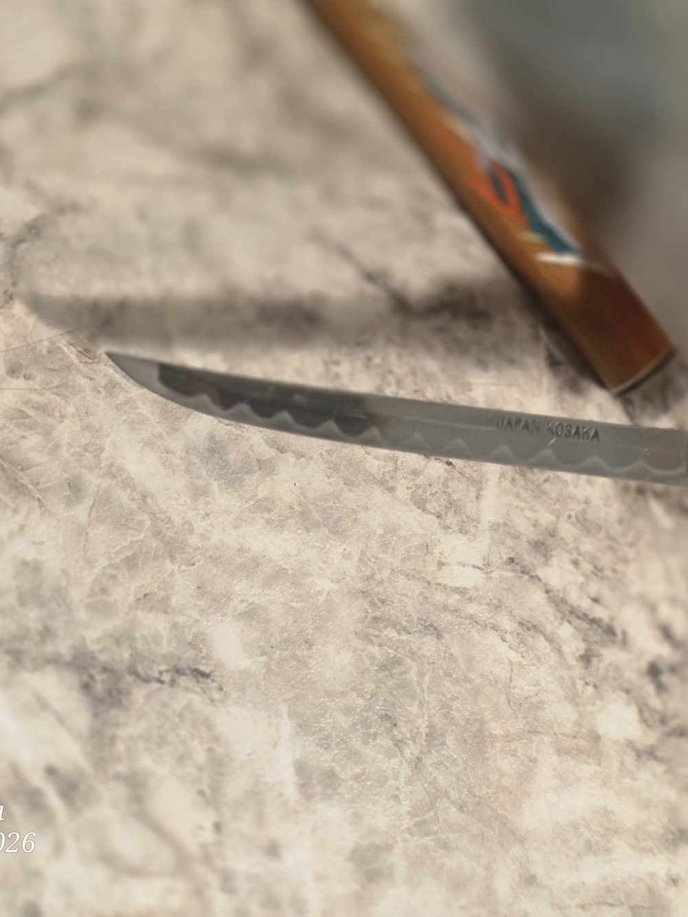 Stainless Steel Vintage Asian Letter Opener. 50 Yrs Old
